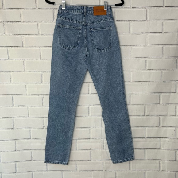 New Princess Polly Cofield Mom Jean Patch Denim size 0 - Picture 7 of 8